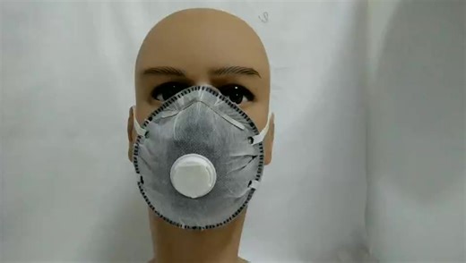 Cup-Shaped EN149 Dust Mask with Metal Nose Clip Disposable Face Mask Respirators