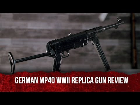 DENIX German MP40 WWII Submachine Replica Gun Review