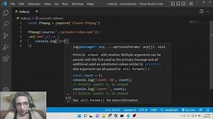 Node.js Fluent-FFMPEG Example to Remove Video Stream From MP4 Video File Using noVideo() Method