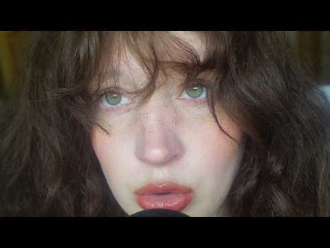slow and delicate mouth sounds ASMR (no talking, kisses, tongue clicks, nibbling, tk tk, shh)