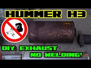 Hummer H3 - busted exhaust repair