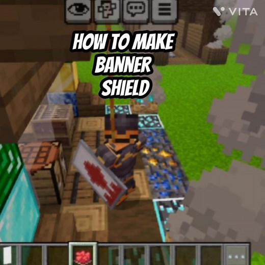 how to make banner shield in Minecraft