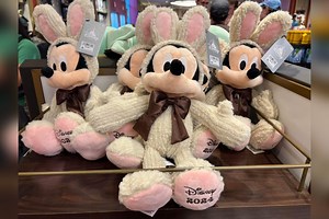 Hop Around With This Mickey Mouse Easter Bunny Plush By Your side! | Chip and Company