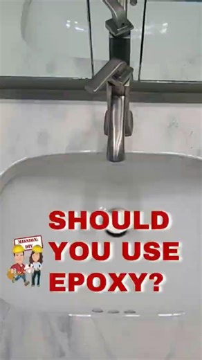Should You Use Epoxy for Countertops #EpoxyCountertop #BathroomRemodel #HomeImprovement