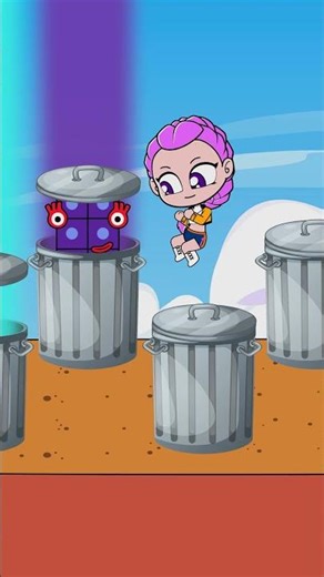 Sprunki NumberBlocks OC RUMI Play Music Garbage Bin 🎶 K Pop Demon Hunter