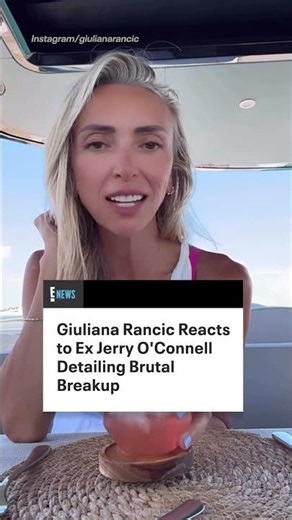 Giuliana Rancic is reacting after Jerry O'Connell recalled their breakup in the 2000s.