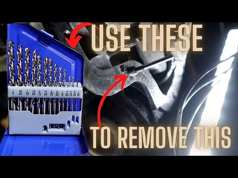 How to Remove a Broken Bolt Using a Left Hand Drill Bit & Bolt Extractor