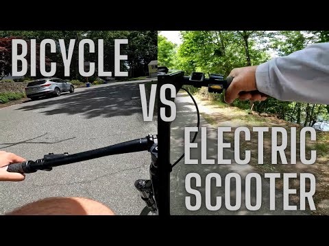 Commuting by electric scooter or bicycle? The perspective of a long-term bike commuter.