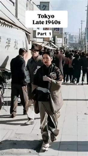 From Grandpa's Desk on Instagram: "Japan,1940s 🇯🇵🎌🗾🤍♥️ Restored and colourized footage of beautiful ladies wearing kimonos on the streets, Japan 85 years ago .... 😲🤯 Follow for more such content 👉@fgd_1947 😀 #japan #japanese #japantravel #japantrip #japanesegirl #timelapse #grace #culture #tokyo #kyoto #osaka #hiroshima #sapporo #kobe #yokohama #nagoya #fukuoka #sendai #saitama #kawasaki #1897 #history #fgd_1947"
