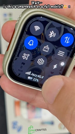 C96 Ultra Silver 5G Android Smartwatch Unboxing – 6GB RAM / 64GB Storage | Rotating Camera .