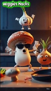 Crazy Dancing Veggie Hacks #youtubeshorts #cookingtips #kitchenhacks