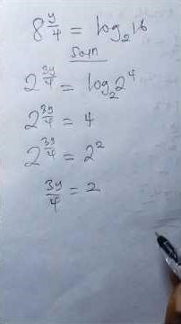 Exponential Equation involving logarithm
