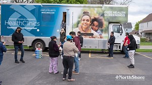 Climb aboard the Community Care Connection mobile bus in episode 12 of our Community Checkup series, as the Rosalind Franklin University of Medicine and Science street team offers healthcare on wheels in Lake County neighborhoods! As one of our Community Investment Fund partners, we thank you for providing mobile health screenings and vaccinations to improve the health of our neighbors this past year >> https://bit.ly/3Wby90O | Endeavor Health