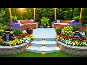 100+ Concrete Patio Ideas 2026: Stamped Concrete, Modern Backyard Design, Colors, Layouts & Lighting