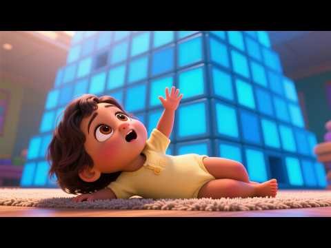 Blue Square Magic Play 🔵✨👶 | Learn Shapes with Baby | Fun Shape Adventure