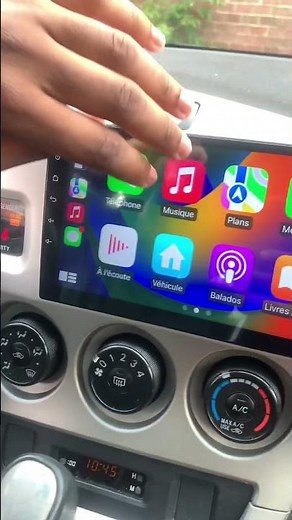 Toyota Matrix 2009 wireless apple carplay screen view