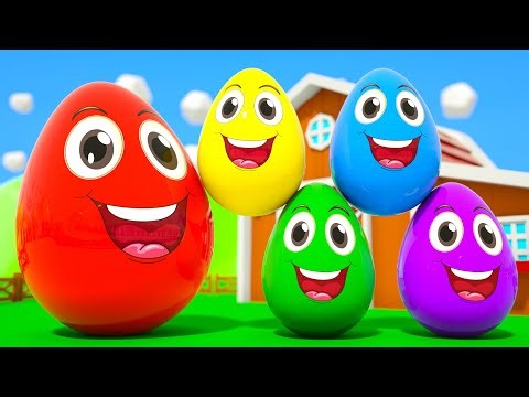DuZoo Explores Colorful Surprise Eggs | Magic color song + More | Nursery Rhymes & Kids Songs