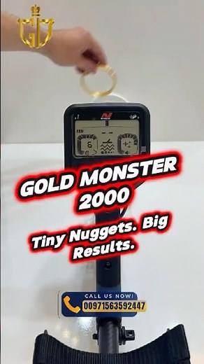 Discover effortless gold hunting with the Minelab GOLD MONSTER 2000 🟡🔍