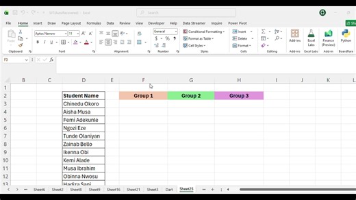 How to Automate Random Grouping in Excel Stop manually assigning groups! Learn how to use the WRAPROWS, SORTBY, and RANDARRAY functions to instantly shuffle students into even groups that refresh with a single tap of F9. #excel #exceltips #exceltricks #microsoftexcel #spreadsheets #exceltraining #exceltutorial #HowTo #fypシ゚viralシfypシ゚viralシalシ #viralreelsシ #viral #relatable #explorepage #trending #reels #fyp #instagood | SIIT - Scholars International Institute Of Technology