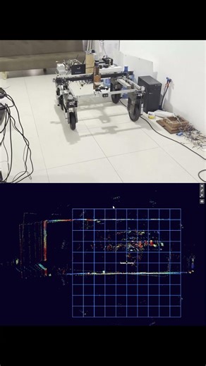 ROS 2 SLAM Testing on Rover | Real-Time Visualization with Foxglove Studio #ROS2 #SLAM #Robotics