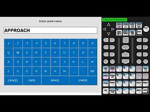 Tutorial: MLX300 Teach Screen on the Robot Pendant