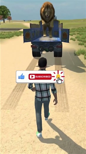 Lion hamla Challenge In Indian Theft Auto vs Indian vehicle simulator#shorts #gta #trendingshorts