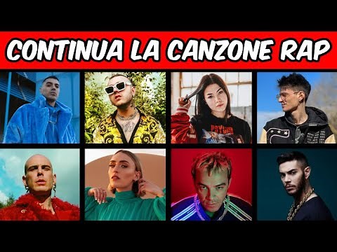 QUIZ - CONTINUA LE CANZONI RAP ITALIANE 🇮🇹 🎵 || FINISH THE LYRICS (parte 2)