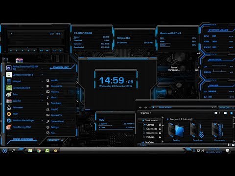 Windows 10 full customization HUD Evolution | How to customize Windows 10|