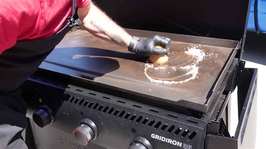 How to clean and restore a rusted flattop griddle