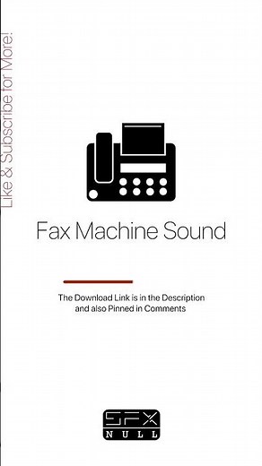 Fax Machine Sound Effect 📠 / Fax Sound / Fax Machine SFX #fax