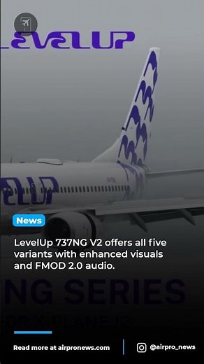 LevelUp 737NG V2 sets new freeware standard in X-Plane 12