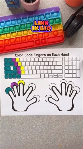 Brittany Washburn on Instagram: "When all else fails, get out the blank keyboard coloring pages. It takes a lot longer than you’d think!"