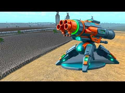 Total Destruction! 4,300,000 WHITE WALKER & ALIEN VS ECHO SENTINEL & T45 ELITE !! UEBS 2