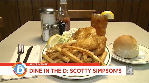 25K views · 158 reactions | Today Michelle Oliver took us to Dine in the D at a Detroit favoirte- Scotty Simpson's Fish & Chips. Their friendly staff, and delcious fish and chips have kept people coming back for the last 67 years. | Live in the D | Facebook