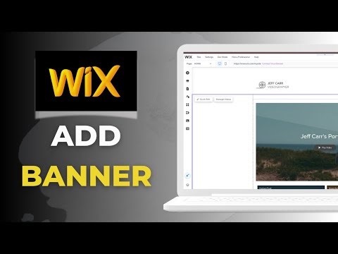 How To Add Banner To Wix Website 2025 Step by Step