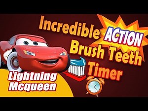 Incredible Action Toothbrushing Timer Cars Lightning McQueen