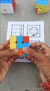 3×3 Rubik's Cube Solve With Magic Tricks 🤯#youtubeshorts
