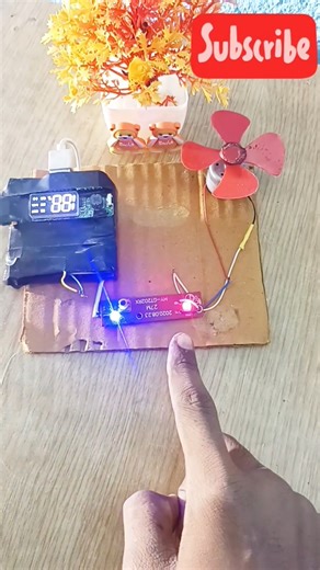 Homemade ceiling fan with remote control 🤯😱#DIY#experiment #shortsfeed#viral