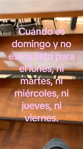 Cuando es domingo y no estoy listo para el lunes