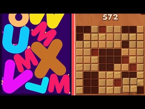 🔤 I Like ABC Words Merge Puzzle VS 🧩 Woodoku – Puzzle Gameplay All Levels! 🎮