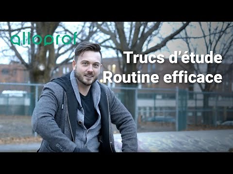 Truc d'étude : routine de devoirs