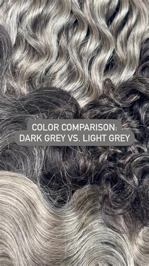 Curly & Wavy Gray clip-ins? Say less! 🤩 #grayhair #greyhair #fypシ