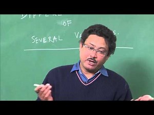 Differential Calculus in Several Variables - Intro