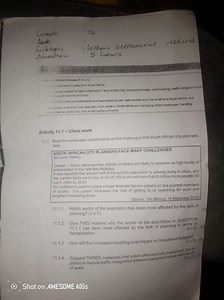 GradeDate12SubtopicUrban settlement suesDuration5 hoursC... | Filo