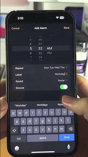 How To Set An Alarm on iPhone!