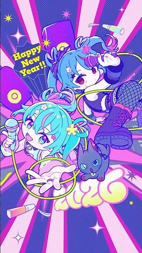 Happy New Year 2026!!! #HatsuneMiku #DecoMiku #DECO27