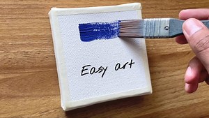 Snowy tree on moonlight acrylic painting full tutorial 🌳❄️ | Vinee Painting