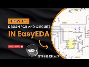 Creating our first schematic in EasyEDA in hindi #PCB #PCB design software