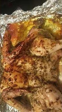 tovala oven spatchcocked chicken recipe from the app