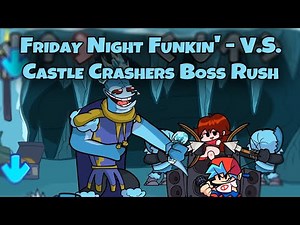 Friday Night Funkin' - V.S. Castle Crashers Boss Rush REVIVED - FNF MODS [HARD]